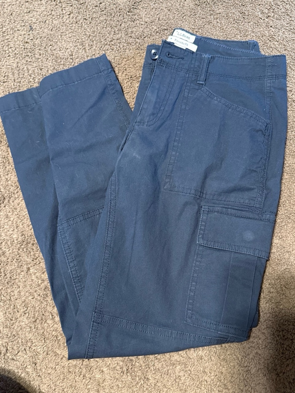 L.L. Bean Navy Utility Cargo Pants